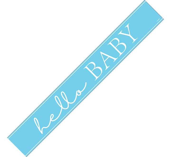 9ft Oh baby blue Banner