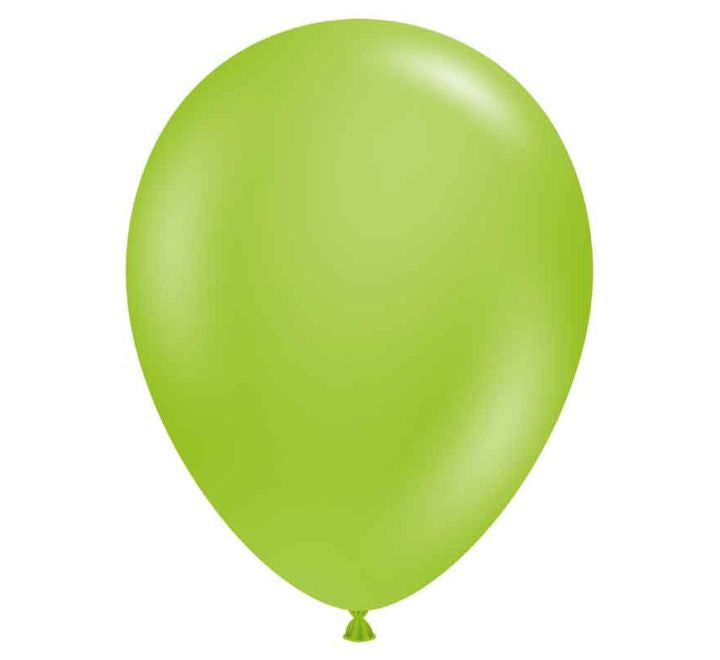 Tuftex 11” Pastel Lime latex balloons
