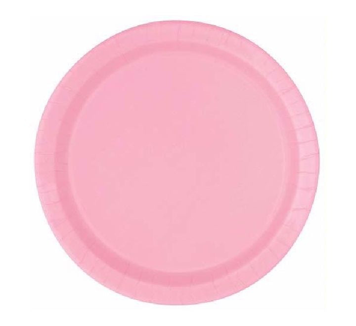 Unique (16) 9IN LOVELY PINK PLATES