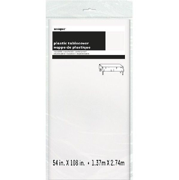 Unique rectangle plastic table cover (STANDARD PACKAGING)