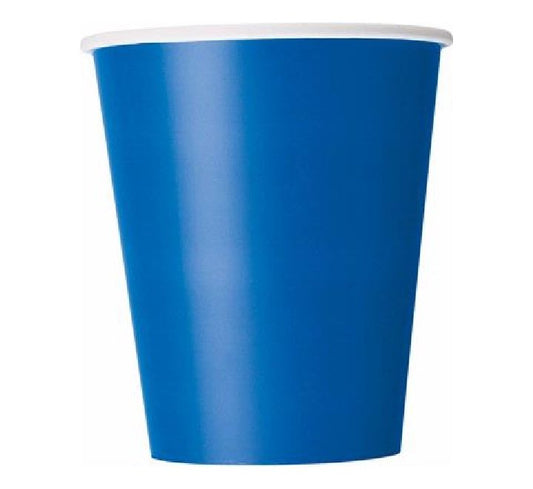 Unique (14) 9OZ ROYAL BLUE CUPS