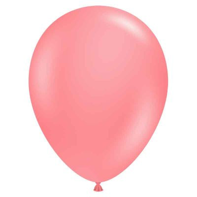 Tuftex 5” Pastel Coral latex balloons