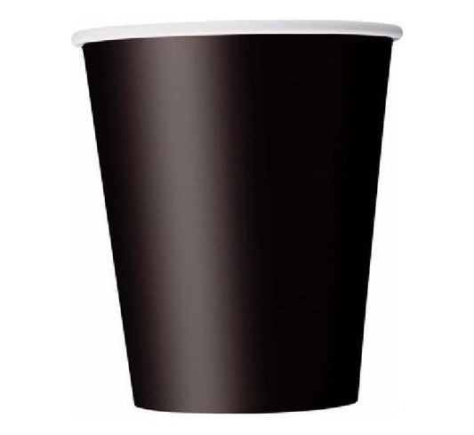 Unique (14) 9OZ BLACK CUPS
