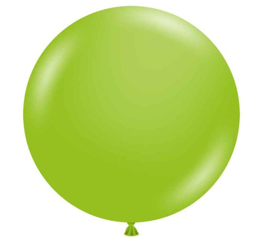 Tuftex 17” Pastel Lime latex balloons
