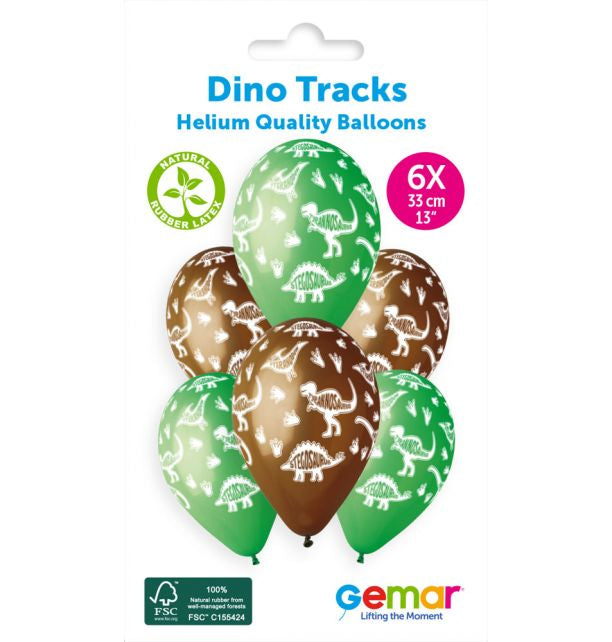 Gemar 13" Dino Tracks #8413" GS120 6pcs