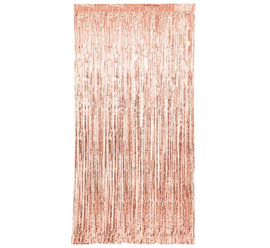 Unique 1m x 2m ROSE GOLD FOIL DOOR CURTAIN