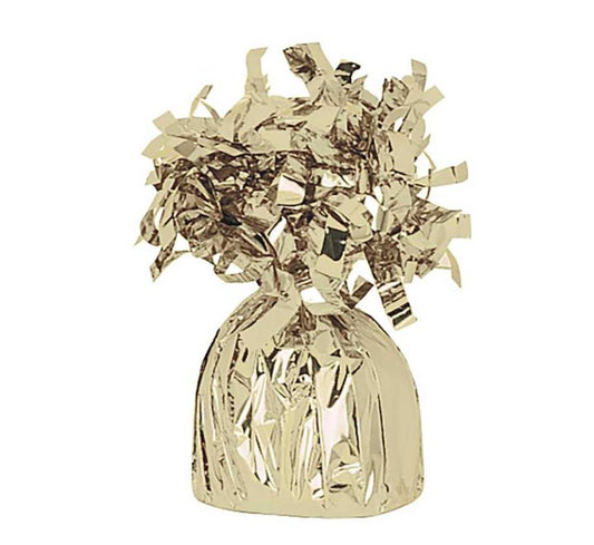 White Gold Foil Balloon Weight (1)